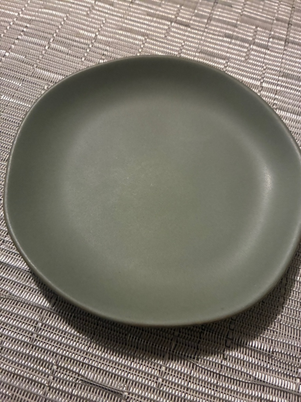 Stoneware Hearth & Hand Magnolia green small appetizer snack plate / dish